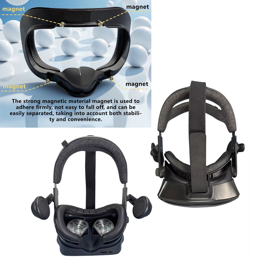 Silicone Mask Bracket - Magnetic Widening Mask for Valve Index