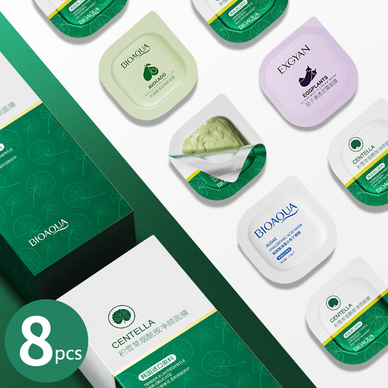 Dust Mask Construction - 8 Chiếc Centella Mặt Nạ Bùn