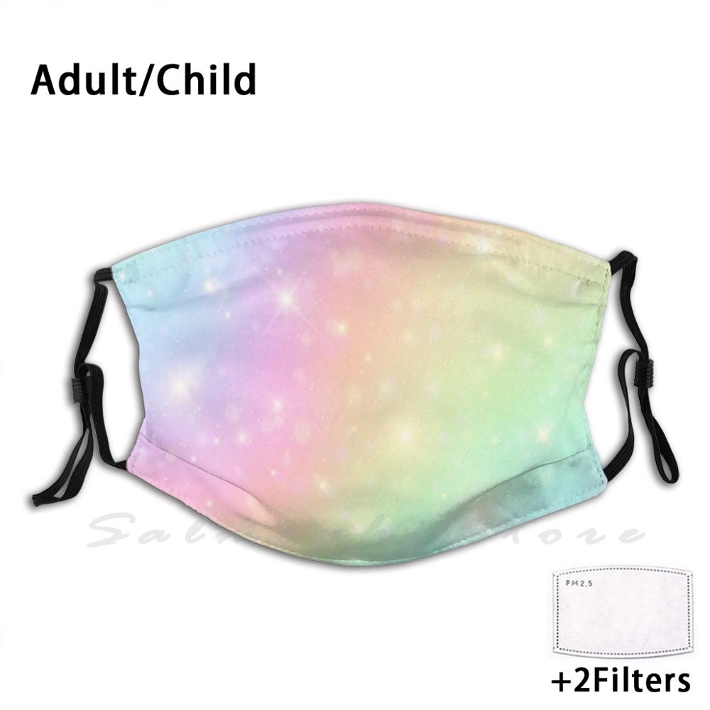Kids Face Mask - Khẩu Trang Kỳ Lân Pastel Bầu
