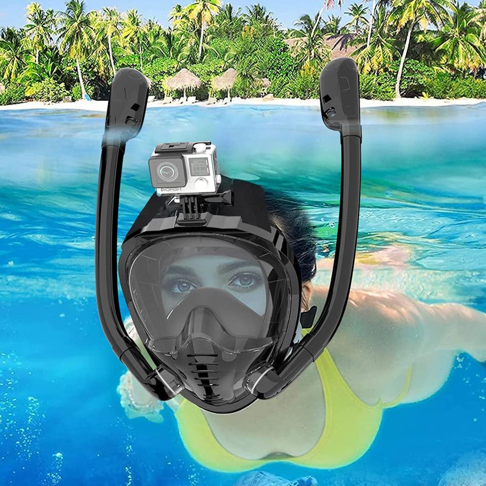 Full Face Snorkel Mask 180°Pan - đánh giá và giá Anti Pollution Mask