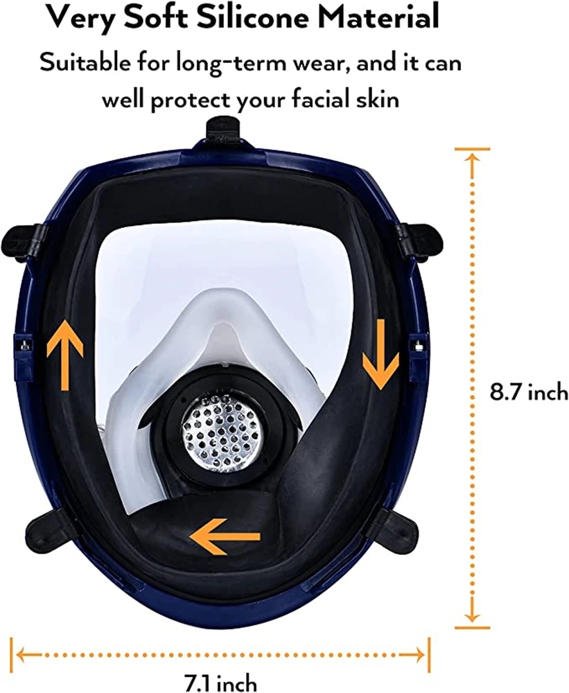 Chemical Gas Mask 6800 Dust Re - đánh giá và giá Dust Mask Construction