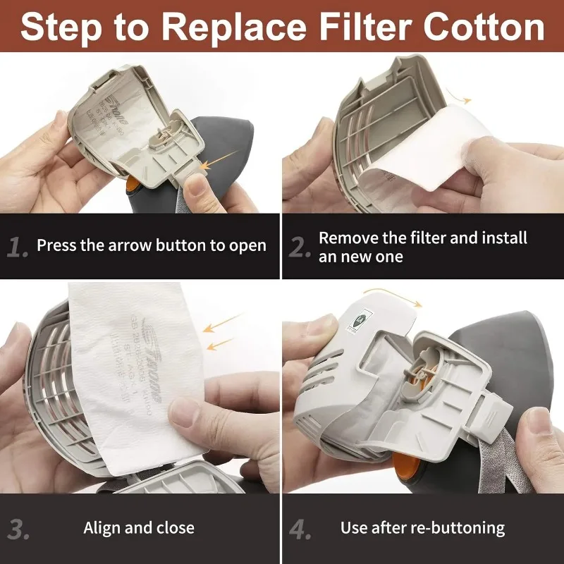 Dust Mask +20pcs Filter Cotton - đánh giá và giá Anti Pollution Mask