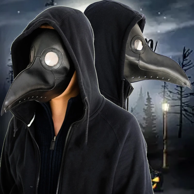 Halloween Black Rubber Plague  - đánh giá và giá Disposable Surgical Mask